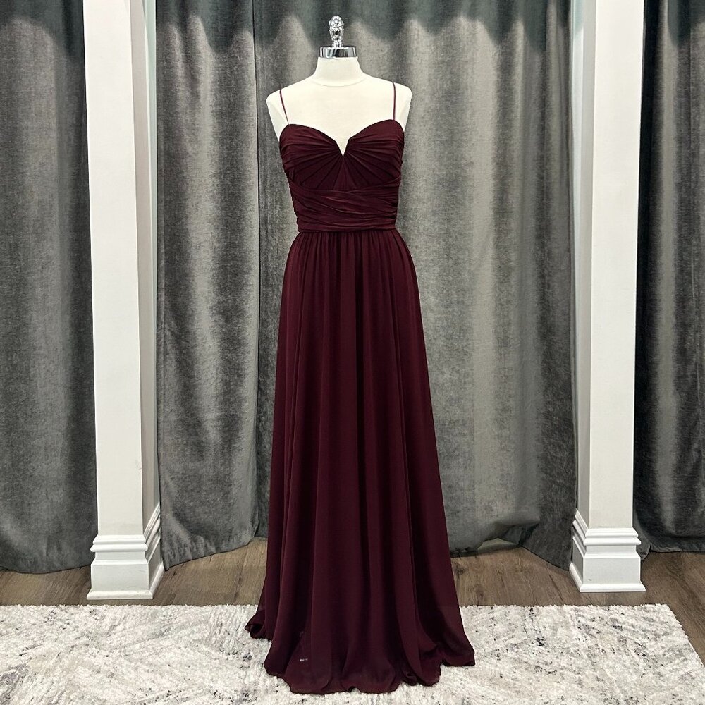 Ruby Chiffon Spaghetti Strap Gown Style Bella/Gb0… - image 1